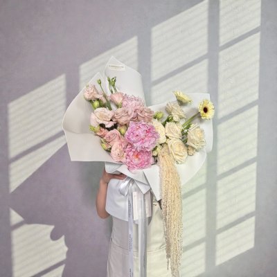 Mauve Blush Peonies Bouquet